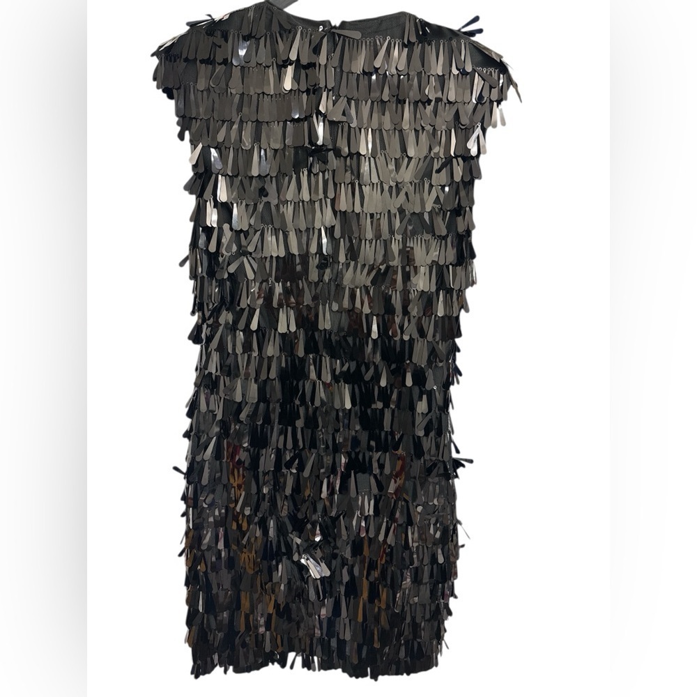 Aneesha Paillette Mini Dress - Black - Picture 4 of 7